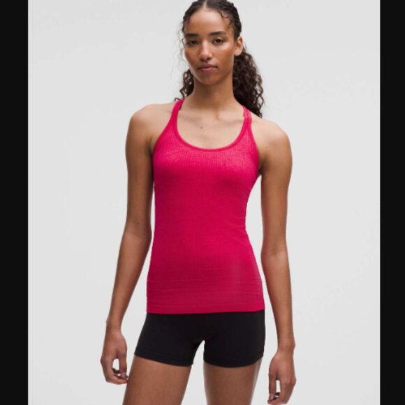 lululemon athletica Tops - Lululemon Athletica Ebb To Street Tank Top Pink Dragonfruit Size 6 Retail $68.00